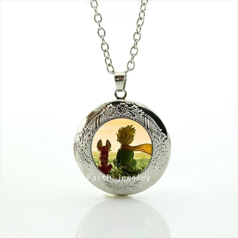 

2017 Collier New Arrival Latest Fashion Cartoon Art Photo Chain Locket Necklace The Little Jewelry Factory Direct Hh067