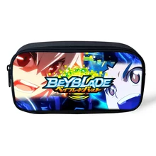 Новый бренд Beyblade взрыв Эволюция печать дети пеналы на молнии для мальчиков ручка мультфильм случае Детская гелевая ручка сумка Для женщин органайзер для косметики