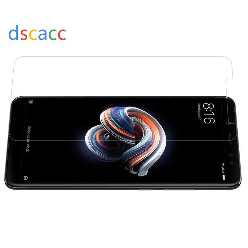 Dscacc для Xiaomi Redmi Note 5 Pro 2.5D прозрачное закаленное стекло для Redmi Note 5 Защита экрана в розничной упаковке 100 шт