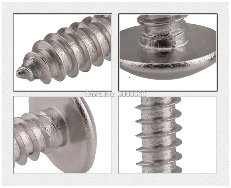 Cross Recesed Truss Head Self Tapping Screws