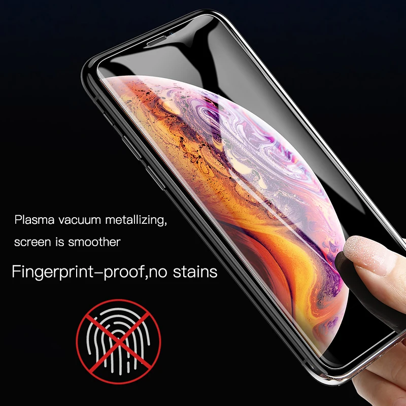 Защитная пленка Baseus 0,3 мм для iPhone X Xs Max XR из закаленного стекла, передняя крышка, защитная пленка из закаленного стекла для iPhone Xsmax