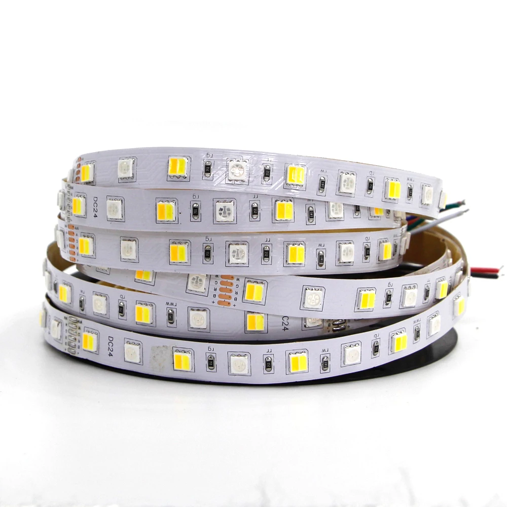 5 м Светодиодная лента, светильник RGB CCT RGBW 5050 smd, Светодиодная лента, не Водонепроницаемая светодиодная лента, светильник e Bar, праздничный декоративный светильник s 12 в 24 В