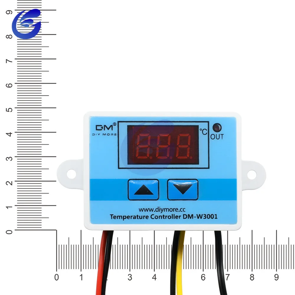 W3001 XH-W3001 12 В 24 В 220 В светодиодный цифровой термостат с контролем температуры микрокомпьютер переключатель термометр терморегулятор датчик