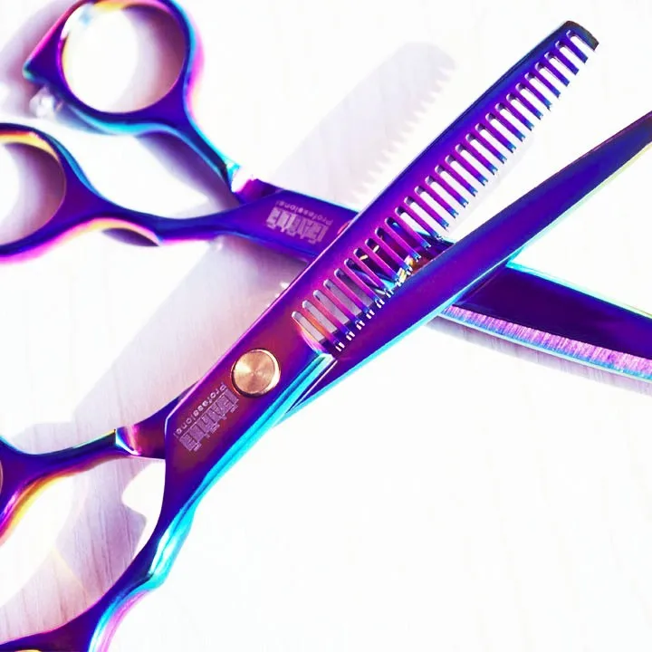 5.5 в. профессиональные парикмахерские ножницы установить высокое качество волос ножницы и волосы истончение ножницы бесплатная доставка