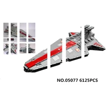 Бренд 05077 звездная серия война подлинный UCS Rupblic Звездный набор Разрушитель Cruiser ST04 набор строительных блоков Кирпичи игрушки для мальчиков MOC 0694