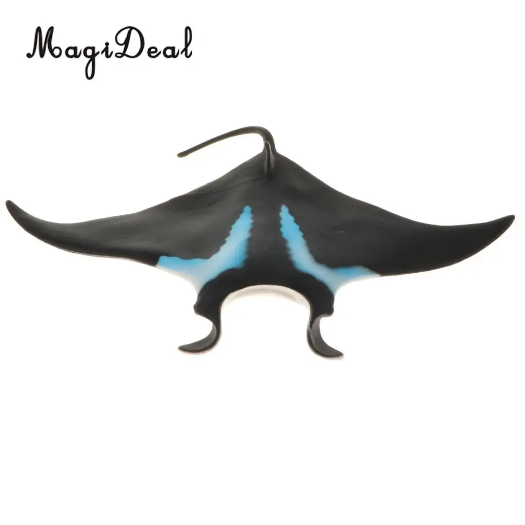 Lifelike Wildlife Animal Model Figure Nature Toys Educational Figurine Home Decor - Manta Ray Fish