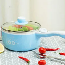 220 V 700 w 1.5L синий/хаки многофункциональный керамический электрический чайник с двумя шестернями антипригарная сковорода электрическая плита