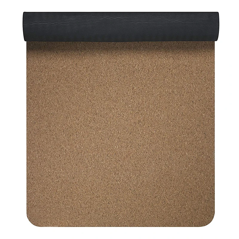 Cork TPE Yoga Mat Non Slip TPE Yoga Mats 4mm Pilates Pad Sports Cork Yoga Mat Thick 6mm Eco-Friendly Tasteless Training Mat
