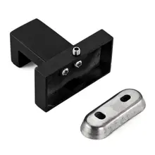 Bath Towel Hook,304 Stainless Steel Rectangular Hook, Kitchen Household Storage Coat Rack, Wall Mount,Black contrasting angular Bath Towel Hook,304 Stainless Steel Rectangular Hook, Kitchen Household Storage Coat Rack, Wall Mount,Black contrasting angular