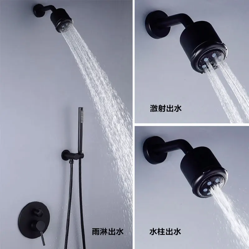

Flower Sprinkler Set with Wall-type Hidden Pre-embedded Box, Shower Faucet Hotel, Villa Apartment, Small Sprinkler Set