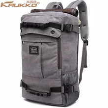 KAUKKO 2017 High capacity Travel Backpack Large Capacity Men’s Backpack Canvas Weekend Bags Multifunctional Travel Bags K1027