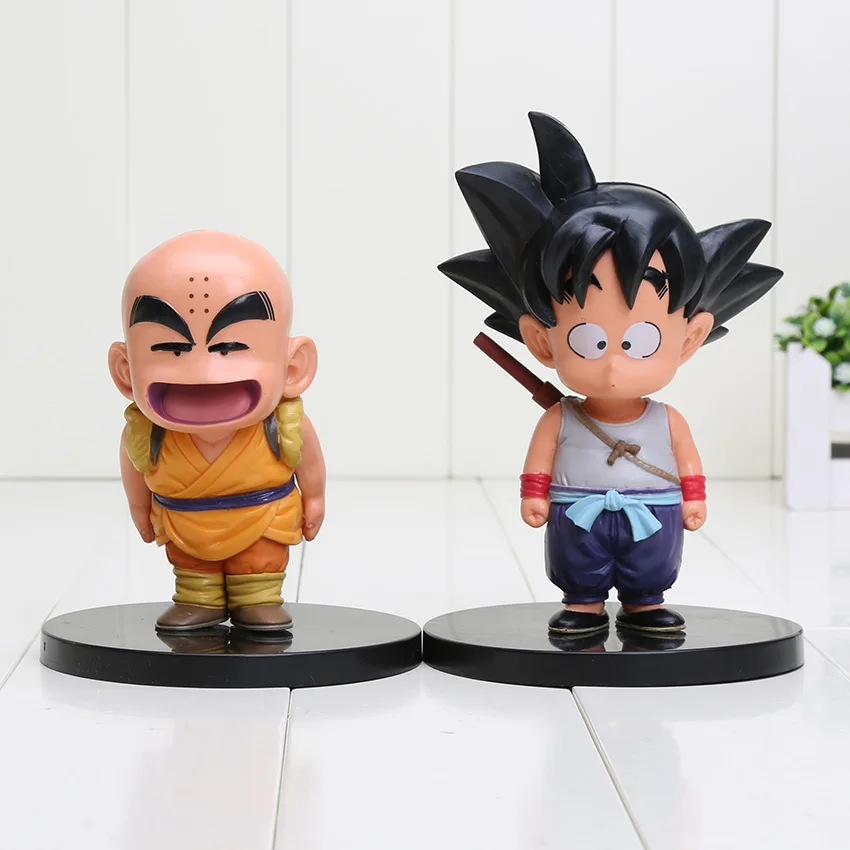 12-15,5 см японский аниме Dragon Ball Z Son Goku Krillin Супер Saiyan ПВХ экшн детские игрушки-персонажи DBZ Goku Krilin фигурки