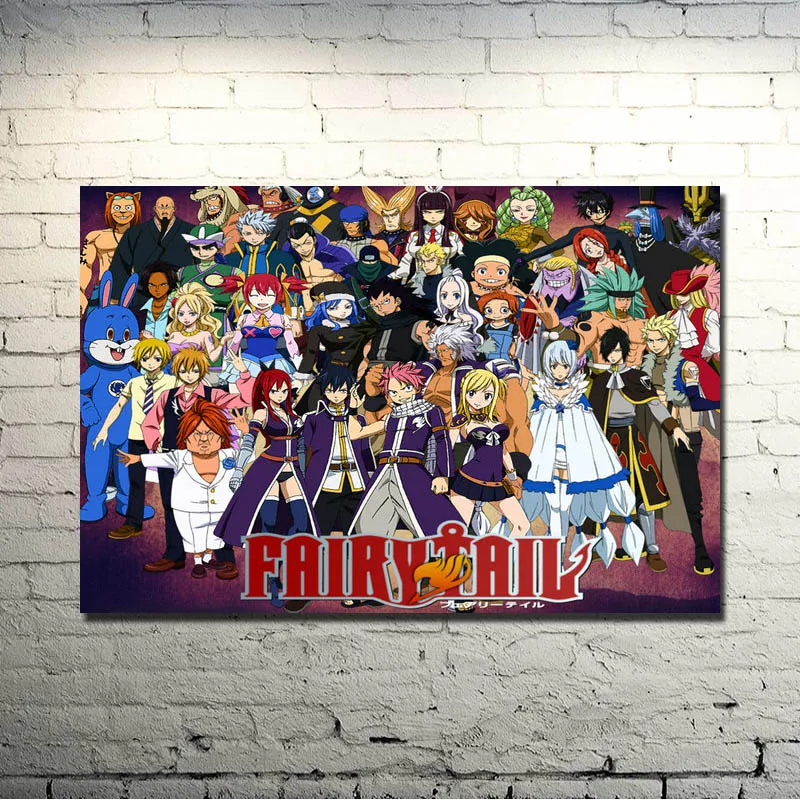 Fairy Tail Anime Art Silk Fabric Poster 13x20 20x30 Inch Erza Scarlet