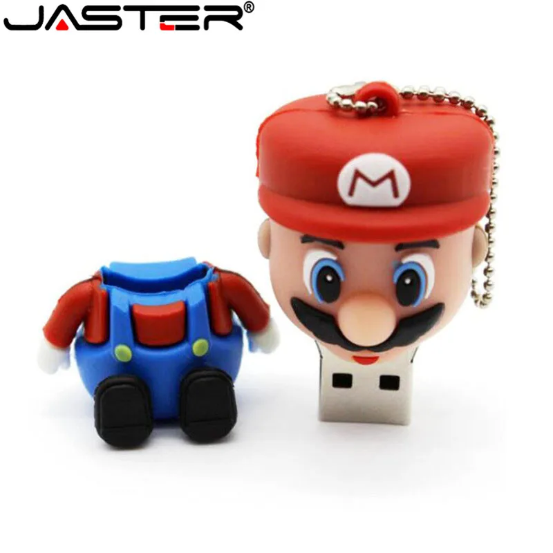 Модный флеш-накопитель usb флеш-накопитель Super Mario, 4G, 8G, 16G, флеш-накопитель s, флеш-накопитель usb mary, 32 ГБ, 64 ГБ, карта памяти, подарок