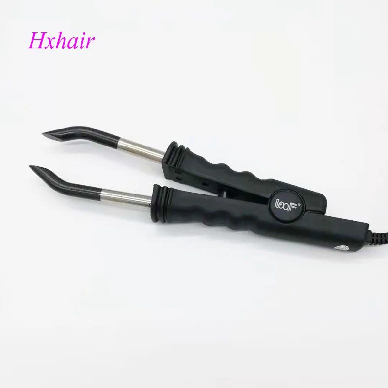 Loof Hair Extension Fusion Connector Hair connector / Extension Fusion Iron / European plug 220v Black Pink color