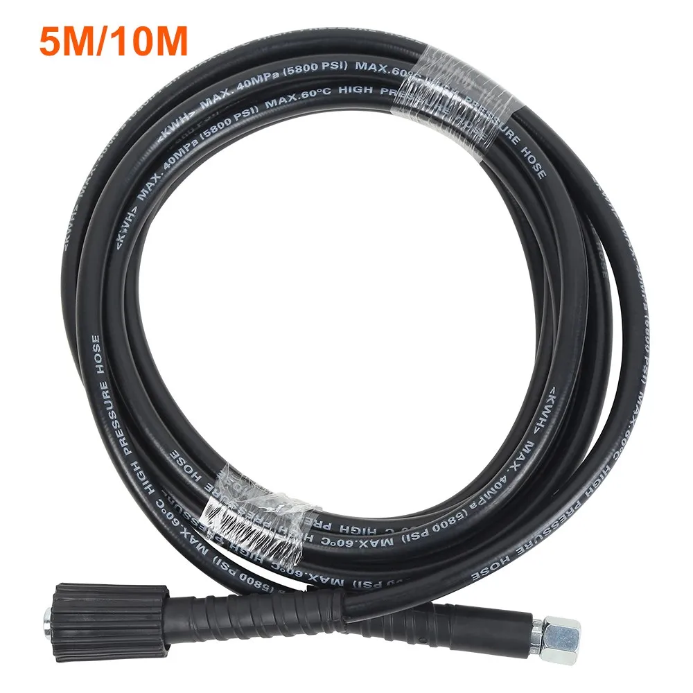 

5m 10m 2320psi High Pressure Cleaning Hose For Karcher Car Washer Gasket End Connection M22 - 14