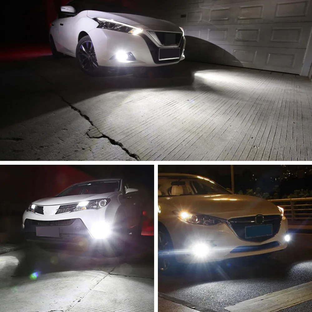 NOVSIGHT 2шт 1500Lm H7 H11 H8 светодиодный автомобильный фонарь 9005 HB3 9006 HB4 белый ходовые огни