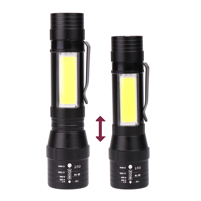 Светодиодный перезаряжаемый фонарик Litwod CREE XM L2 T6 Z203101 COB со встроенной батареей из