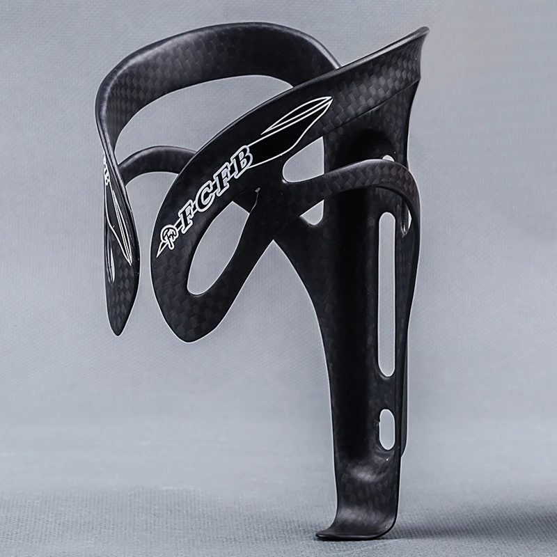 FCFB Matte Black Carbon Fiber Bicycle Water Bottle Holder Cage Bike font b Accessories b font