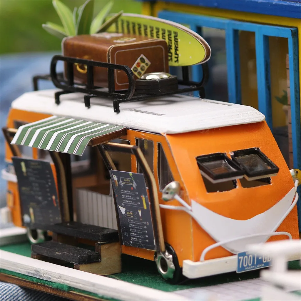 Hello Summer DIY Miniature Dollhouse Kit Time Apartment DIY Dollhouse Kit Hello Summer DIY Miniature Dollhouse Kit Time Apartment DIY Dollhouse Kit