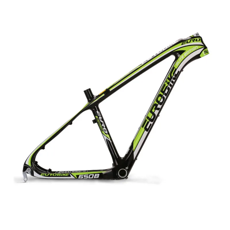 Flash Deal Ultra-light Carbon Fiber Frame Mountian Bike Disc Brake Tapered Tube 27.5inch Wheel 16.5inch Frames MTB Bicycle Part Accessories 4