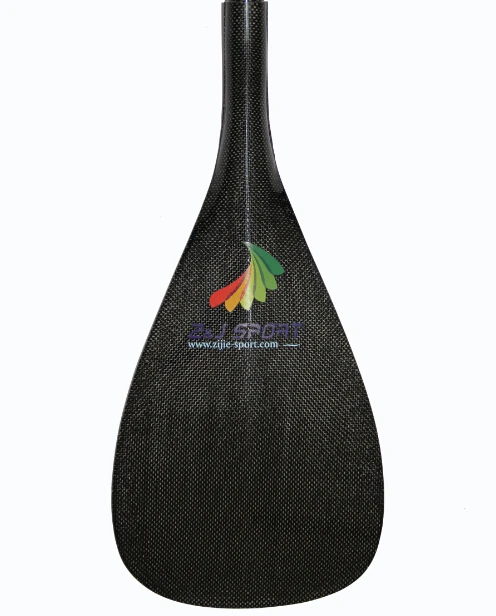 ZJ Спортивный Легкий Гавайи Тип углеродного волокна Аутригер каноэ Va'a OC Paddle с