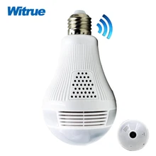 Witrue 960P 360 Degree Wireless IP Camera Wi-fi Fisheye Bulb Camera CCTV 3D VR Camera Audio Panoramic Camera Smart Home Security