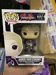 Официальные игры Funko pop: Виниловая фигурка Tekken-Nina James Коллекционная модель игрушки с оригинальной коробкой