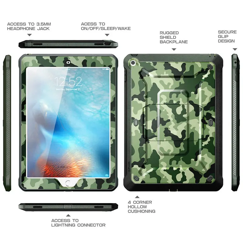 Для iPad 9,7 чехол(/) SUP чехол сверхмощный UB Pro полный корпус прочный защитный чехол со встроенной защитной пленкой