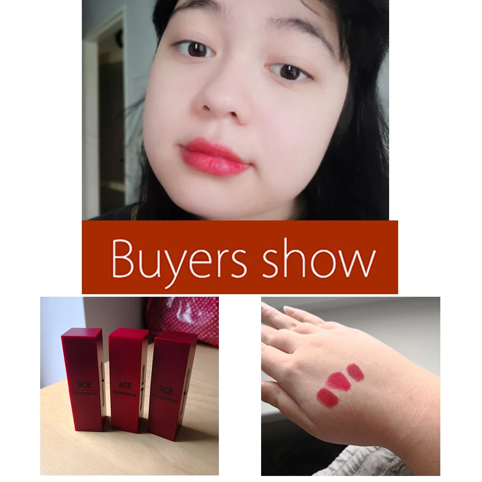 3CE EUNHYE HOUSE матовая губная Помада Make up batom увлажняющая микро помада длительная