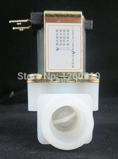 1/2" by 1/2" Thread male DC 12V Electric Solenoid Valve Normally Closed NC Water Inlet Flow Switch Control