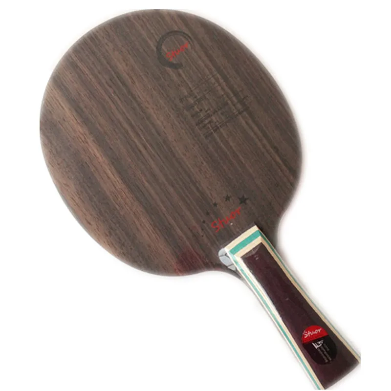 

Ebony table tennis racket floor seven layers of pure wood table tennis racket