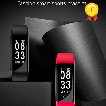 

Fashion Fitness Sport man Bracelets Smart Bracelet wristWatch with Heart Rate Monitor Blood Pressure monitior pk Mi Band 2