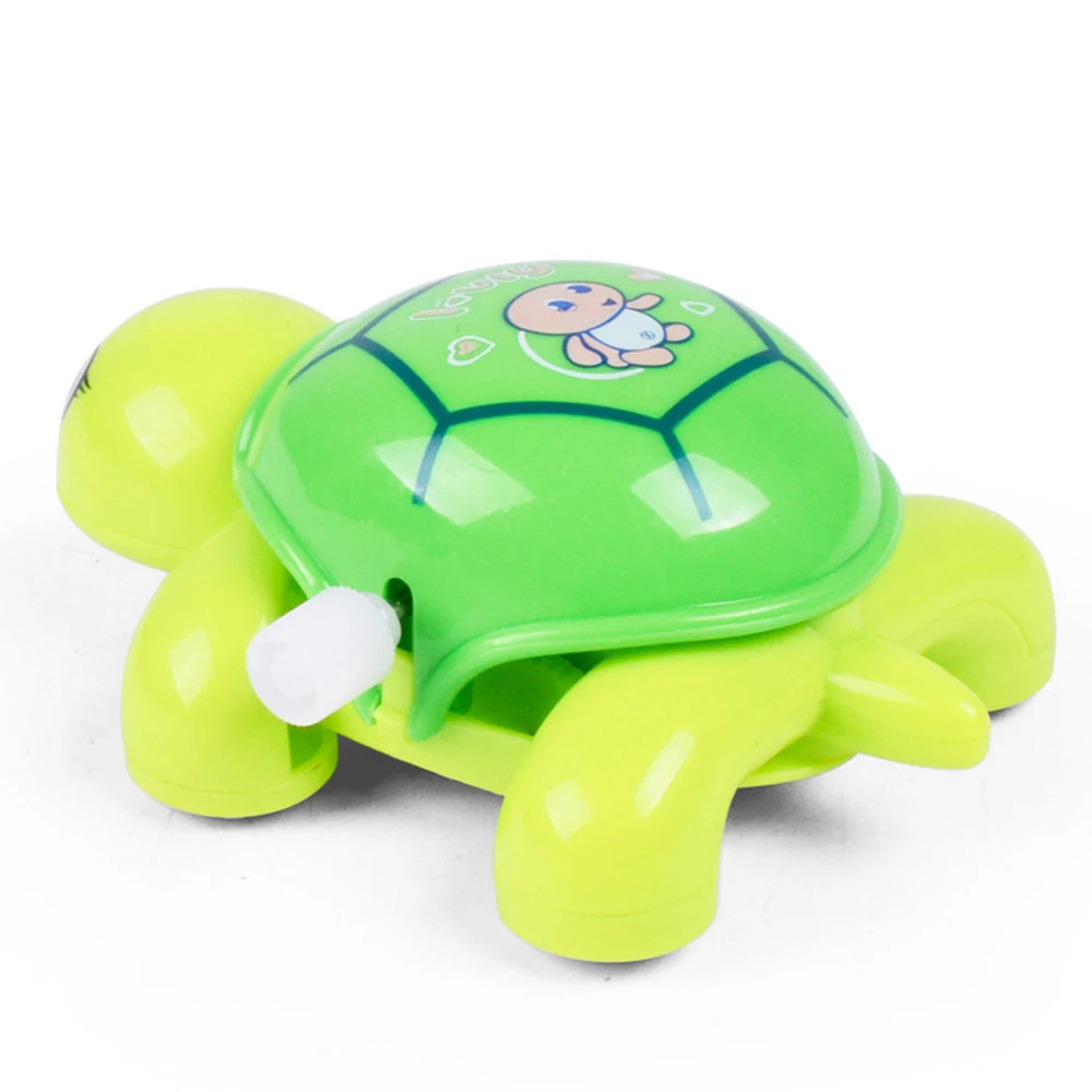 Cute Clockwork Tortoise Cartoon Animal Turtles Baby Toys Infant Crawling Wind Up Toy Educational Kids Classic Toy Random Color