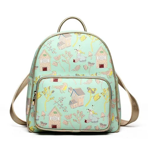 Women Backpack Small Size Black PU Leather Women's Fashion School Girls Bags Female Back Pack Famous Brand Mochilas SMYQGZ-C0010