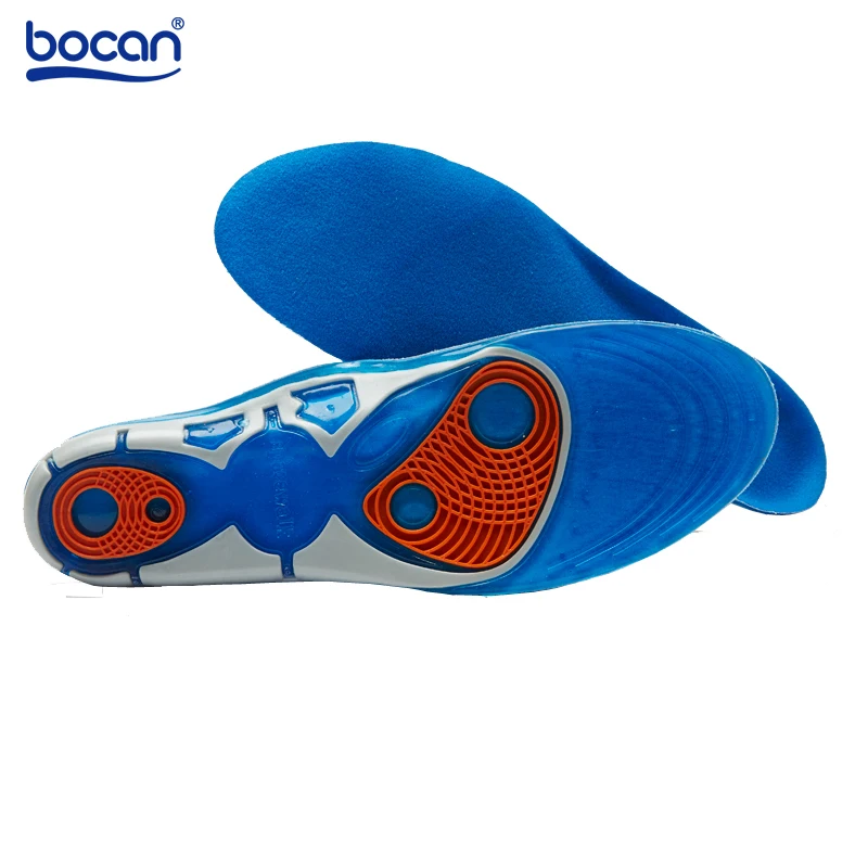 Silicon Gel Insoles Foot Care for Plantar Fasciitis Heel Spur Running Sport Insoles Shock Absorption Pads