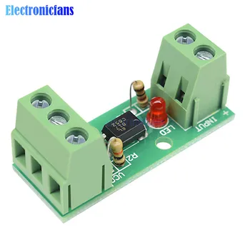 

12V 1 Channel Optocoupler Isolation Module Isolated Board No Din Rail Holder PLC Processors 80KHz PC817 EL817 Drive Motor Board