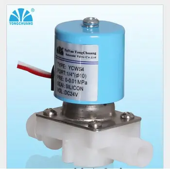 

Normally Closed N/C Drinking Fountains RO Drinking Machine PP Rectangular Low Pressure AC 110V DN10 Water Steam Solenoid Valve