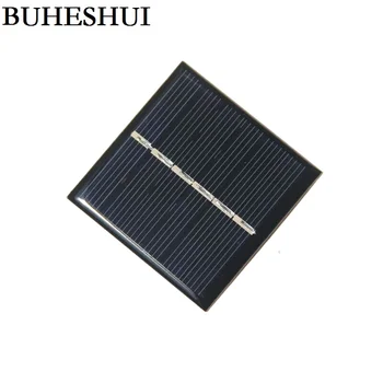 

BUHESHUI 0.42W 3V Mini Solar Cell Polycrystalline Solar Panel Diy Solar Charger Solar Module 54*54MM 20pcs/lot Free Shipping
