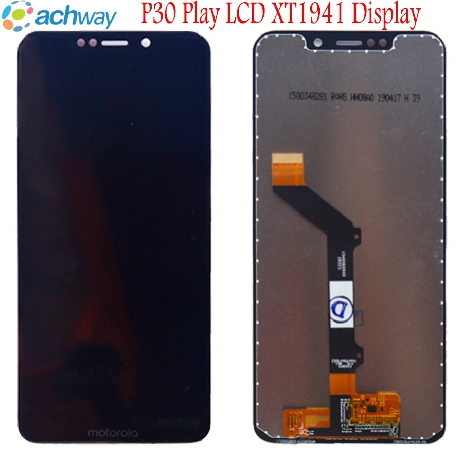 

For Motorola Moto One P30 Play XT1941 LCD Screen and Touch Glass Digitizer Assembly 5.9" for Moto P30 Play XT1941 LCD display