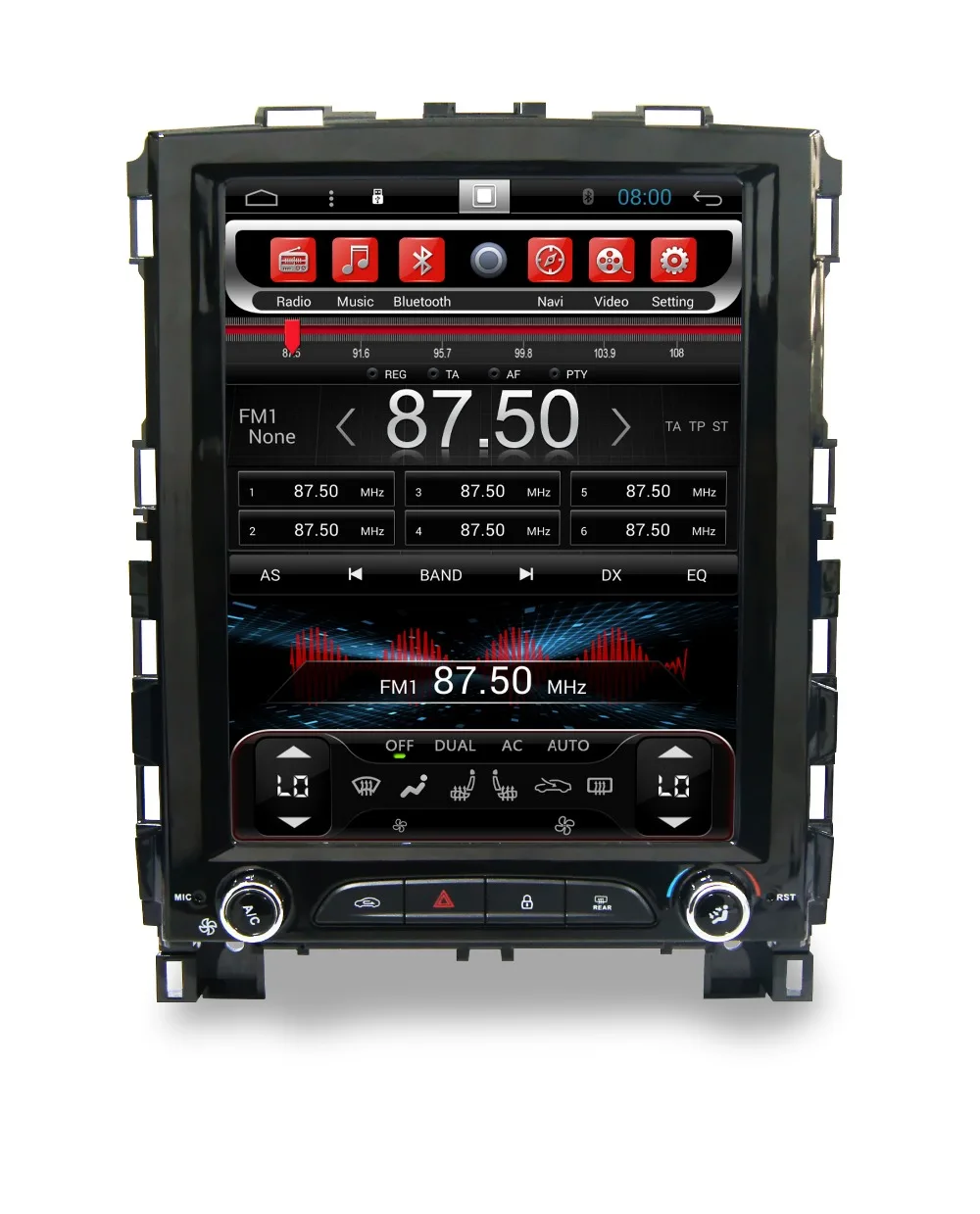 Best Navirider Android 7.1 radio tape recorder 4-Core 2GB RAM 32GB rom tesla vertical screen for Renault Koleos Megane 4 head units 1