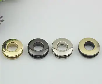 

(20 PCS/lot) screw 1 cm inner diameter on fox surface casting rings bags handbags hardware metal accessories