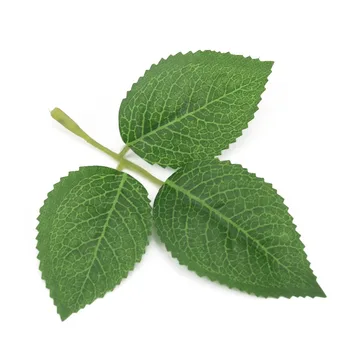 

10pcs Cheap Silk Leaf Green Rose Leaves Artificial Flower For Wedding Decoration DIY Wreath Gift Scrapbooking Craft Fake Flower