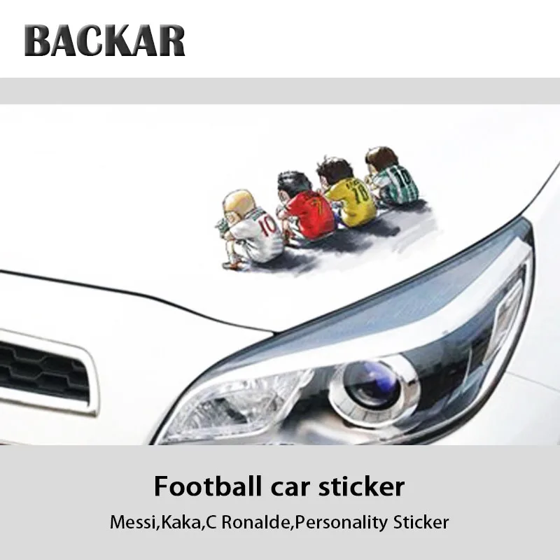 Универсальные наклейки BACKAR для футболистов автомобильный Стайлинг Honda Civic 2006-2011