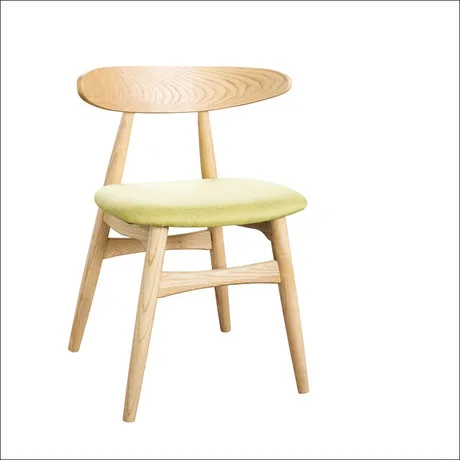 Стулья для кафе мебель из массива дерева+ хлопок ткань кофе стул обеденный кресло-шезлонг nordic мебель минималистский современный 46*45*75