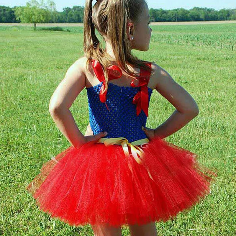 Платье-пачка в стиле супергероя; костюм на день рождения или Хэллоуин; платье-пачка для маленьких девочек с Бэтменом и Суперменом; реквизит для фотосессии; TS045