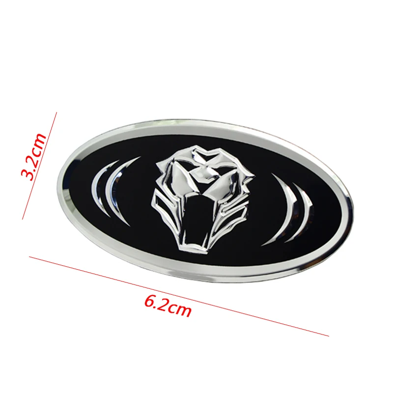 Tiger head эмблема рулевого колеса 6.2x3.2см для KIA RIO SPORTAGE 2013 2014 CEED CERATO SORENTO SOUL K5 K2 K3 K7