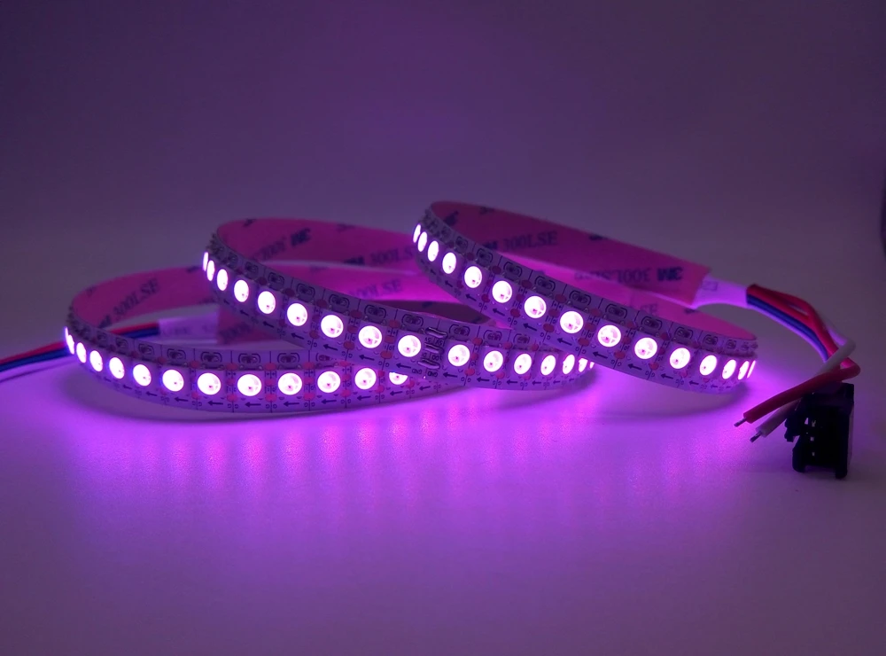 WS2812B WS2812 RGB Светодиодная лента светильник x2 RGB Led музыкальный контроллер с РЧ сенсорным пультом дистанционного управления DC5V светодиодный трансформатор комплект