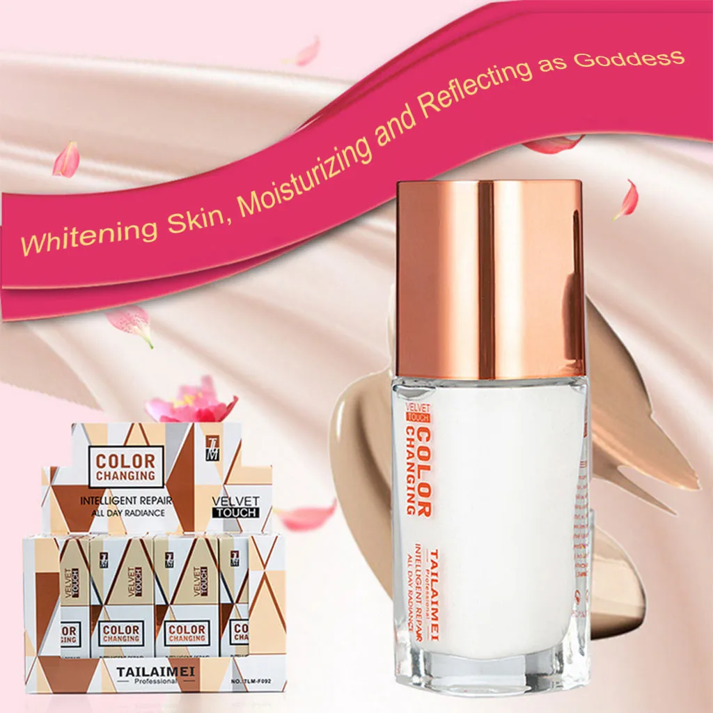 Fashion Warming SkinTone Liquid Foundation Brightening Concealer Long Lasting Blemish Blemish Oil And Sweat Resistance
