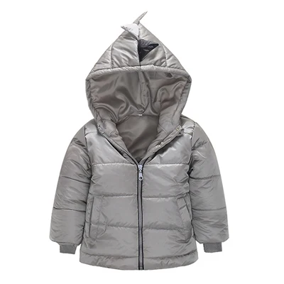 DIMUSI/зимние парки для мальчиков; теплые куртки; ветровка с хлопковой подкладкой; плотное пальто; парки для мальчиков; детские парки; BC195 - Цвет: grey